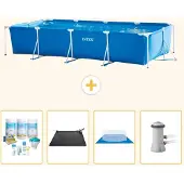 Intex Rechteckiger Frame Pool - 450x220x84 cm - 5-teilig S20846