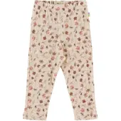 Joha Woll-Leggings Blumen, rosa | mehrfarbig, 56