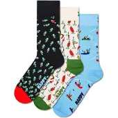 Happy socks 3er Pack Unisex Socken - Geschenkbox, gemischte Farben
