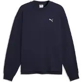 Puma Herren Freizeit / Mode Sommer GJ Sweatshirts Sweatshirts lg.Arm He/Uni ESS ELEVATED Relaxed Material Crew