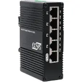 EXSYS Industrial PoE Pass-Through Switch 5x 1 Gbit/s