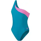 Speedo - Badeanzug für Damen (Grün/Pink)