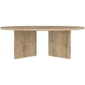 Vente-unique Runder Couchtisch - Naturfarben hell TOPANIA