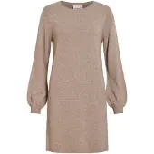 Vila Ril Langärmliges Kurzes Kleid
