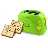 Esperanza Toaster-Sandwichmaker 2 Scheiben 7 Stufen Regelung Muster Smiley 750 W