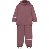 CeLaVi Regenbekleidung m. Fleece - Rose Brown - - 80 - Regenkleidung