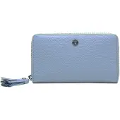 Esquire Geldbörse Virginia Zip Around Wallet Light Blue hellblau