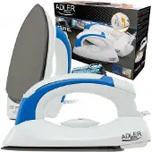 Adler Reisebügeleisen 700 W Nonstick Faltbar Mit Temperaturregelung Für Reisen