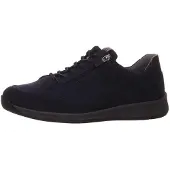 Waldlaufer Schnürhalbschuhe bequem in blau, Gr. 8.5