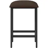 vidaXL Barhocker 2 stk. Taupe 40 x 32 x 64 cm Holzwerkstoff