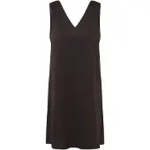 Ichi Midikleid "Damen Freizeitkleid IHKATE", Damen, Gr. M, N-Gr, schwarz (schwarz braun herringbone), Obermaterial: 73% Polyester PES. 25% Viskose CV. 2% Elasthan EL., Kleider Midikleid