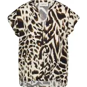 Cartoon Shirtbluse "Damen mit Volant"