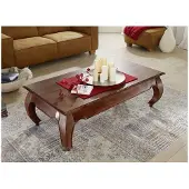 MASSIVMOEBEL24.DE Couchtisch Akazie 135x70x40 nougat lackiert OPIUM #616