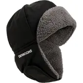 Didriksons Biggles Mütze, Schwarz, 54