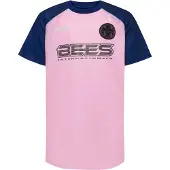 Hummel JR Loose Tiger Soccer T-Shirt, Roseate Spoonbil, 110-116