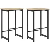 vidaXL Barhocker 2 stk. Sonoma-Eiche 40 x 32 x 74 cm Holzwerkstoff