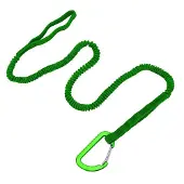 Tlily 2er-Pack Kajak-Paddel-Leine, Paddle-Board-Leine, Angel-Lanyard-Tool mit Karabiner, Kajak-Zubehör, Grün