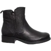 Bugatti Damenstiefel Naturleder Stiefelette Schwarz - 42