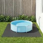 vidaXL Pool Bodenschutzmatte 40 stk. Schwarz 14,4 m² EVA-Schaum