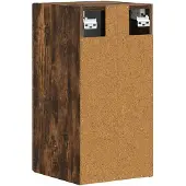 vidaXL Badezimmer-Wandschrank HAARLEM Raucheiche 30 x 31 x 59 cm