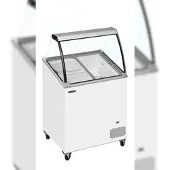 Tefcold Speiseeisvitrine IC201SCE+SO 176l Weiß