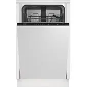 Beko b300 BDIS16030, Voll integriert, Single (45 cm breit), Schwarz, Touchsteuerung, LED, 1,3 m