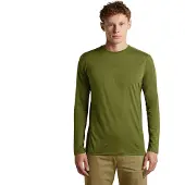 Icebreaker Men Mer 125 CL Sphe Long Sleeve Tee C Block sphagnum/dk loden/cb (IB0NM) L