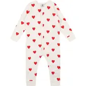 Petit Bateau Body Dors Bien Sans Pieds Babies Marshmallow/Terkuit-74 - 12 maanden