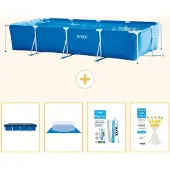 Intex Rechteckiger Frame Pool - 450x220x84 cm - 5-teilig S22359