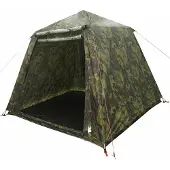 vidaXL Angelzelt mit Schnellverschluss 4-Personen Helles Camouflage
