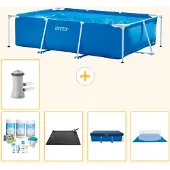 Intex Rechteckiger Frame Pool - 300x200x75 cm - 6-teilig S21122