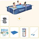 Bestway Steel Pro Rechteckig - 221x150x43 cm - 6-teilig S22065