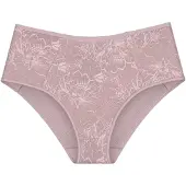 Triumph Slip "Amourette Charm T Maxi02", Damen, Gr. 38, Microtouch, rosa (sophia), Microtouch, Obermaterial: 75% Polyamid, 23% Elasthan, 2% Modal, Unterhosen Slip, Stretch-Spitze