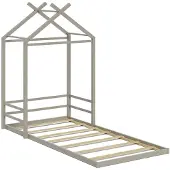 VitaliSpa Bodenbett Roofy Greige 90x200, Model 61336