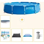 Intex Frame Pool Rund - 366x76 cm - 6-teilig S20430