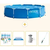 Intex Frame Pool Rund - 366x76 cm - 5-teilig S21009