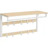 Relaxdays Wandgarderobe 3-in-1