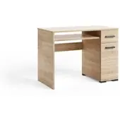 Masseno SCHREIBTISCH ALBANO 105x56x75 cm Bürotisch Computertisch, Sonoma Eiche