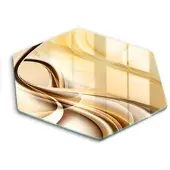 Wallfluent GLASPLATTE 40 cm Rauch Abstraktion