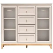 Masseno VITRINE CUNEO 125,5 / 141,5 cm in Kaschmir