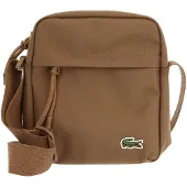 Lacoste Umhängetasche Neocroc Vertical Camera Bag Cookie braun