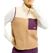 Roxy - Polaire sans manches zippée - Boundless Spirit Vest 2 Cafe Au Lait für Damen - Größe M - Braun