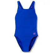 Speedo - Women's Female Solid Leaderback - Badeanzug Gr 40 blau