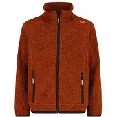 CMP - Boy's Jacket Jacquard Knitted - Fleecejacke Gr 140 rot