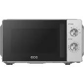 Ecg MTM 2076 IS, Arbeitsplatte, Solo-Mikrowelle, 20 l, 700 W, Drehregler, Silber
