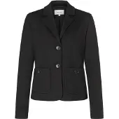 More & more kurzer, kastiger Jerseyblazer in black | Gr.: 46