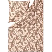Estella Feinflanell Bettwäsche Varena puder 135x200 cm + 80x80 cm