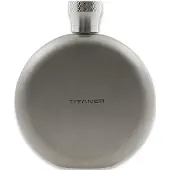 Titaner Titanium Hip Flask, grau