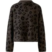 OUI Pullover in dk brown grey | Gr.: 42