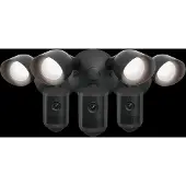 Ring Floodlight Kamera 2. Generation Schwarz 3er-Pack